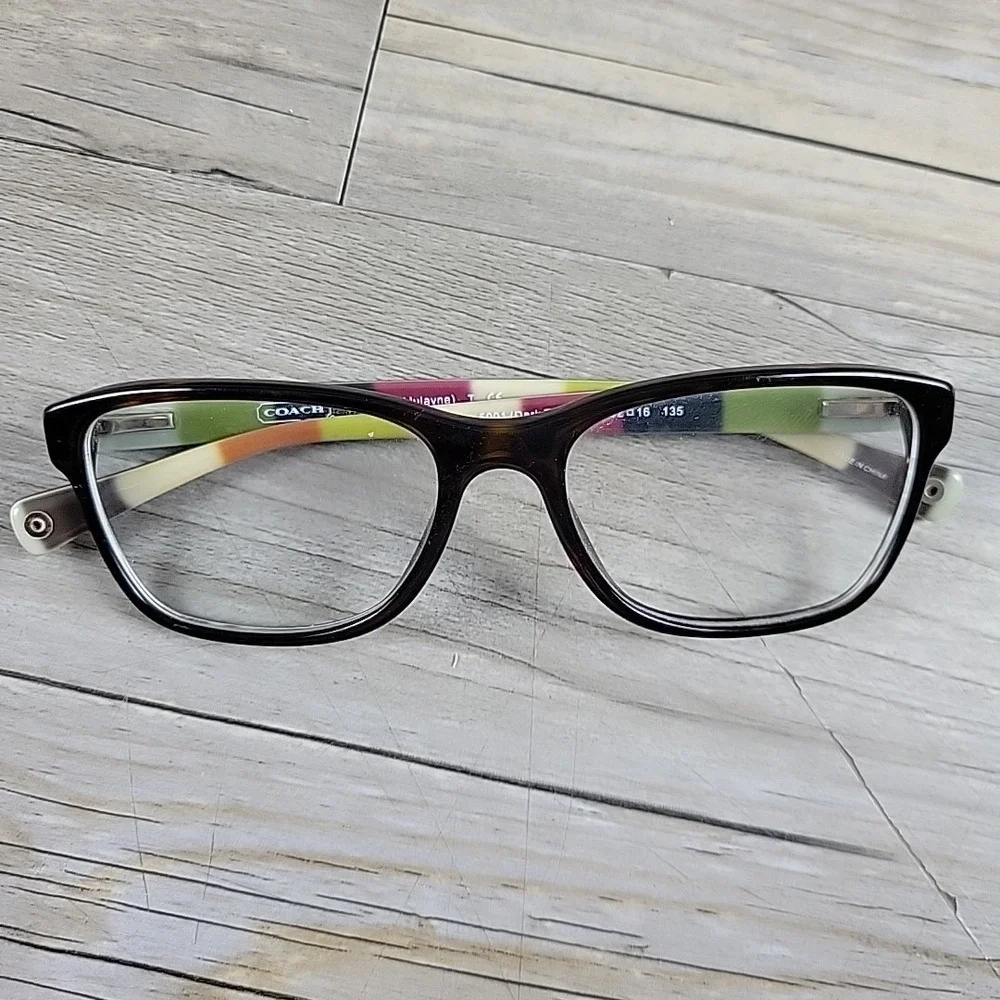 Coach HC 6013 Julayne 5001 Eyeglasses Dark Tortoise Rectangular‎ 52-16-135